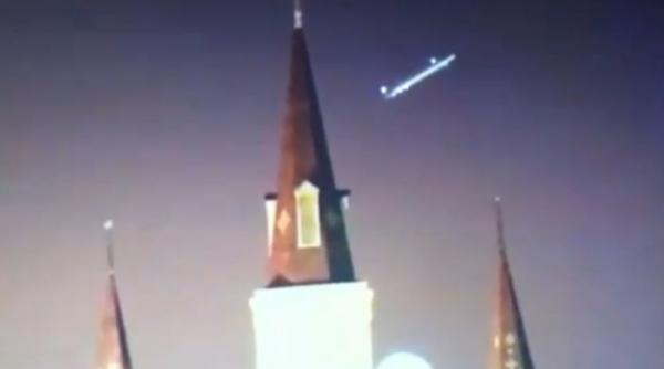 ozn zarit pe cerul orasului new orleans video