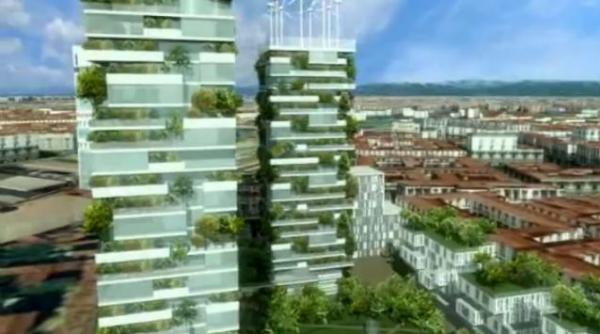 prima padure verticala din lume la milano video