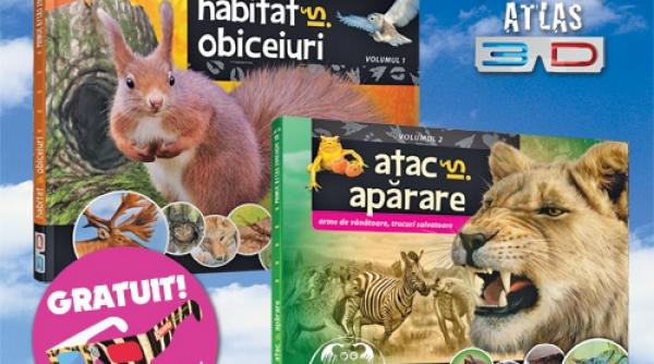 premiera primul atlas zoologic 3d al copilului tau maine cu gazeta sporturilor