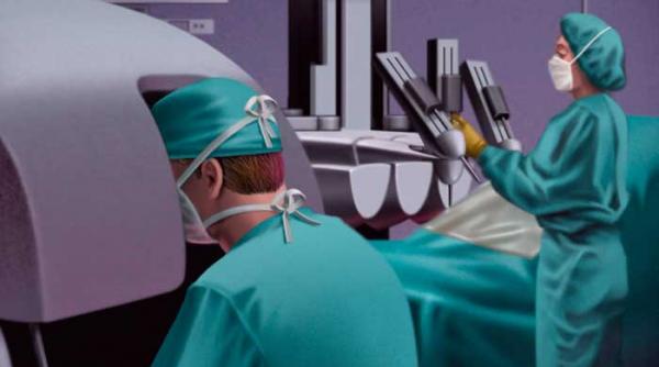 chirurgia de la bisturiu la endoscop si robot