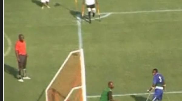 fotbal in carje liberia a castigat cupa africii pe natiuni rezervata jucatorilor cu picioarele amputate video