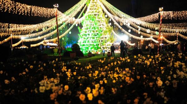 5 4 3 2 1 si s a facut lumina s au aprins luminile de craciun in bucuresti