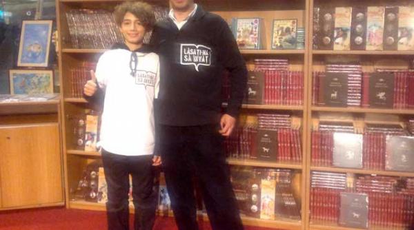 ciutacu si a intalnit intamplator tizul cu ocazia campaniei lasati ma sa invat