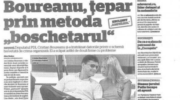 scandal de cenzura la adevarul datoriile firmelor lui boureanu interzise pe internet