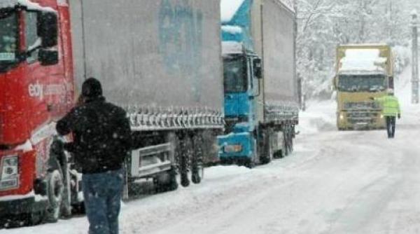 trafic ingreunat pe drumurile din nordul tarii din cauza zapezii vezi prognoza pentru weekend