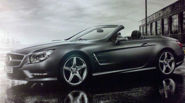 noua generatie mercedes benz sl a scapat pe internet