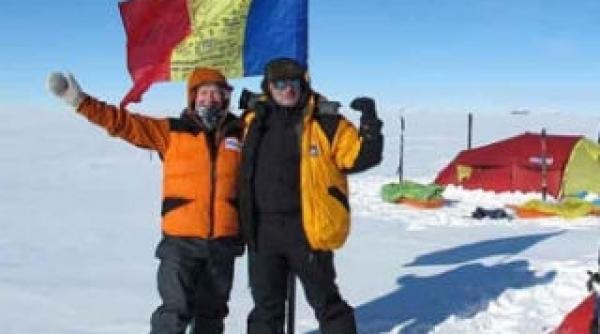 doi romani au ajuns pe schiuri la polul sud