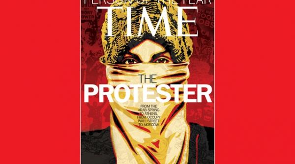 omul anului 2011 pentru revista time protestatarul