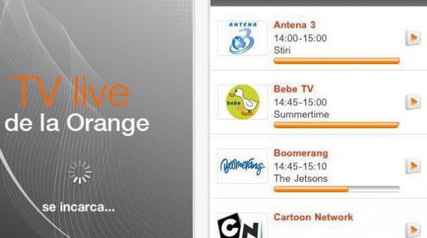 aplicatie tv de la orange pentru android