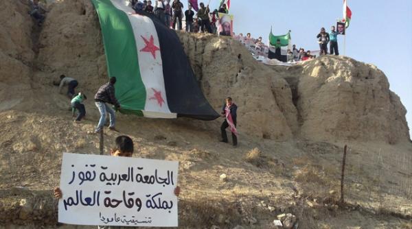 protestele continua in siria peste 250 000 de manifestanti s au adunat in duma