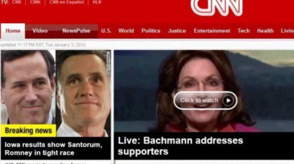 eroare pe cnn com sarah palin in locul lui michele bachmann intr un articol