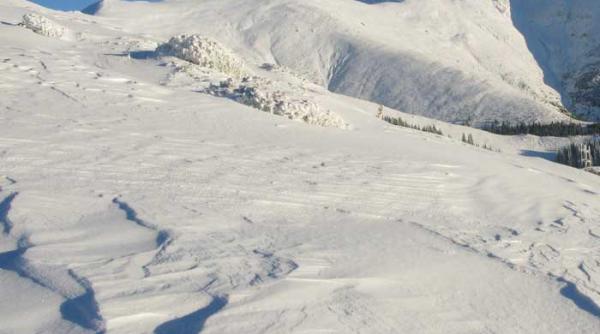 risc de avalanse in masivul fagaras
