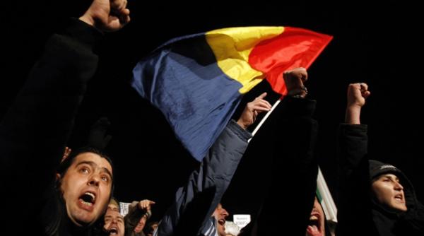 romanii au protestat joi in fata ambasadei de la viena sub sloganul mandru ca sunt roman urmeaza vineri si sambata berlinul