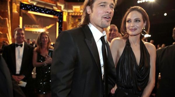 foto brad pitt si angelina jolie s au sarutat de mai multe ori pe covorul rosu