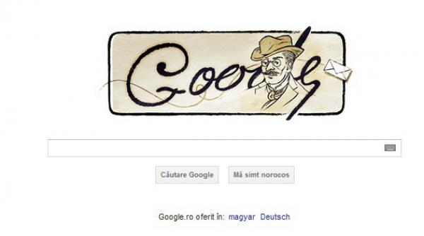 google marcheaza 160 de ani de la nasterea lui caragiale