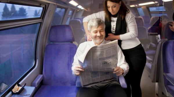 masaj si tratament facial gratuit pentru pasagerii unui tren din germania