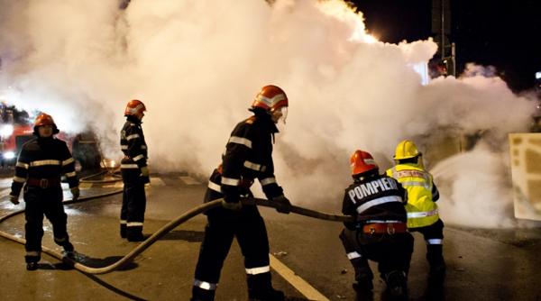 incendiu la o fabrica de incaltaminte din mogosoaia