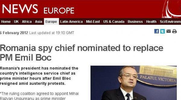 presa internationala spionul sef al romaniei nominalizat in locul premierului demisionar emil boc
