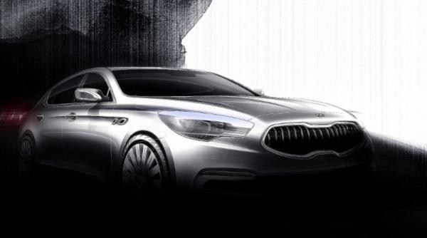 primele randari oficiale cu viitoarea limuzina de lux kia