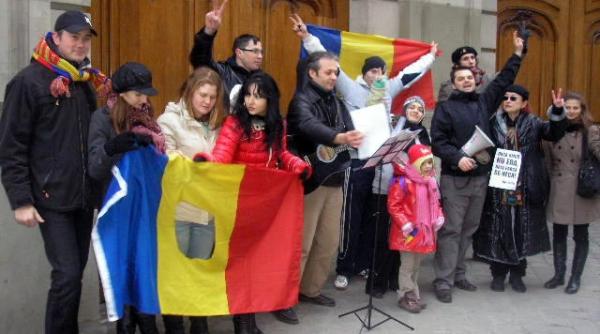 a patra saptamana consecutiva de proteste ale romanilor din franta