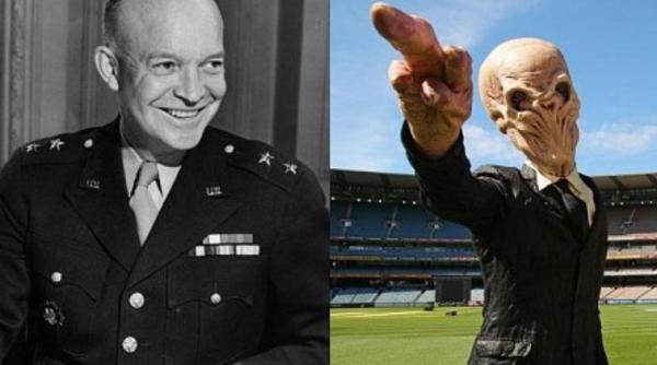 un fost consultant de la pentagon socheaza al 34 lea presedinte al sua s a intalnit de trei ori cu extraterestrii video