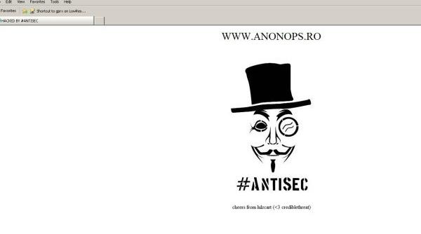 anonymous a spart site ul fmi ro si pe cel al asociatiei nationale a cadrelor militare in rezerva si in retragere