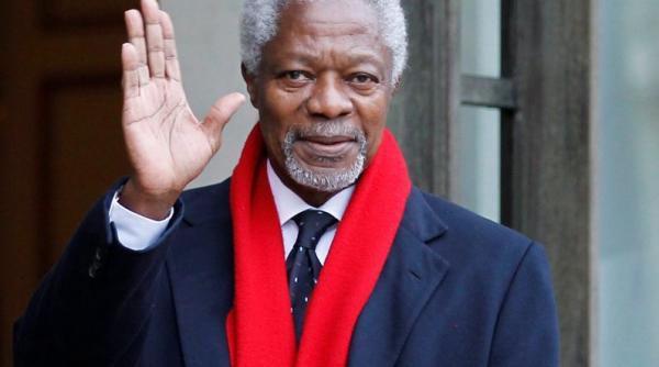 kofi annan numit de onu si liga araba emisar special pentru criza din siria