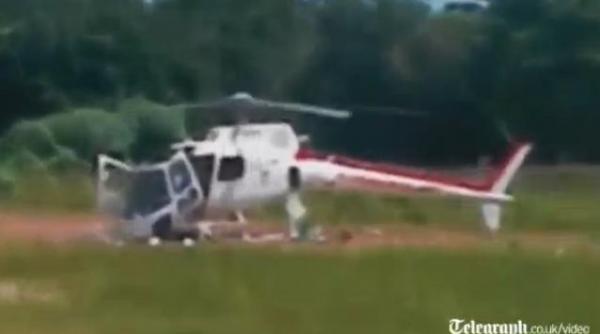 rezonanta la sol vezi cum s a dezintegrat un elicopter imediat dupa aterizare video