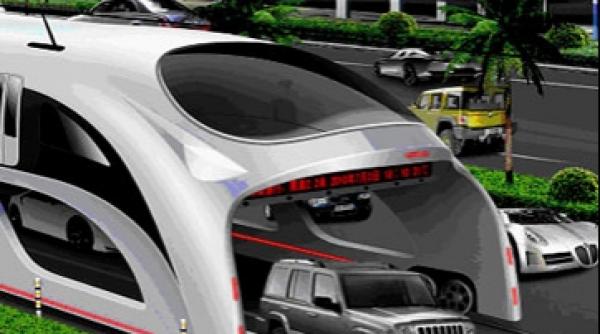 china vrea sa construiasca autobuze in care incap 1 000 de oameni si pe sub care poti trece cu masina