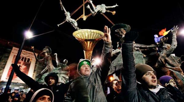 in bucataria protestatarilor