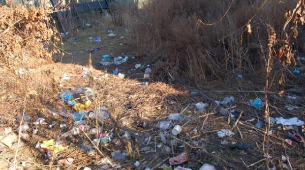 groapa de gunoi in locul fostei case teodoreanu dupa ce a pus la pamant imobilul proprietarul cu simpatii pedeliste a lasat locul prada gunoaielor
