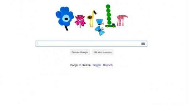 google si a modificat logoul pentru a marca echinoctiul de primavara