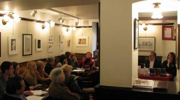 intalnire cu matei visniec la bistrot de venise