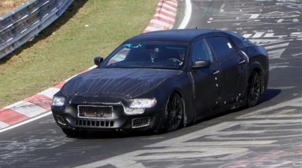 noul maserati quattroporte a fost surprins pe nurburgring