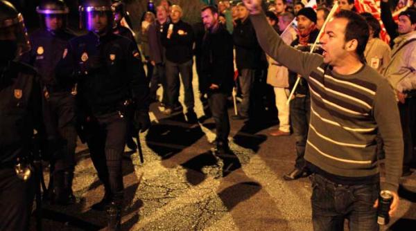 greva generala in spania pe fondul recesiunii si masurilor de austeritate