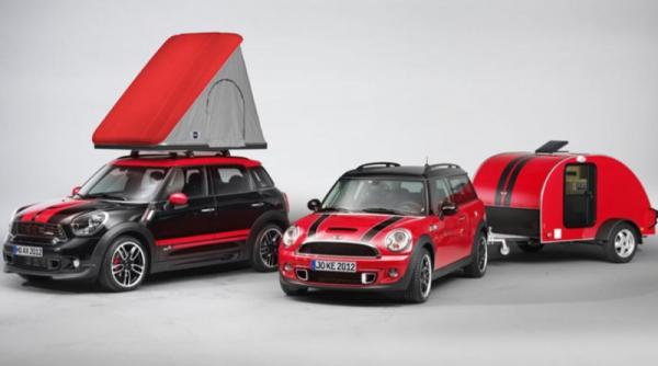 mini introduce cowley caravan si swindon roof top tent