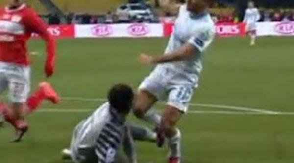 video i a spart fata fault brutal in prima liga din rusia
