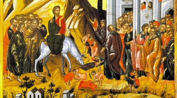 intrarea triumfala a mantuitorului in cetatea ierusalimului