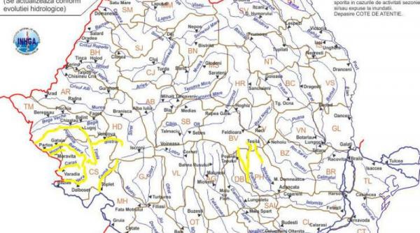 cod galben de inundatii in urmatoarele 24 de ore vezi comunicatul institutului de hidrologie