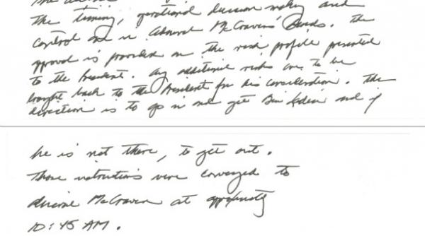 documentul prin care seful cia a anuntat ok ul pentru capturarea sau eliminarea lui osama bin laden