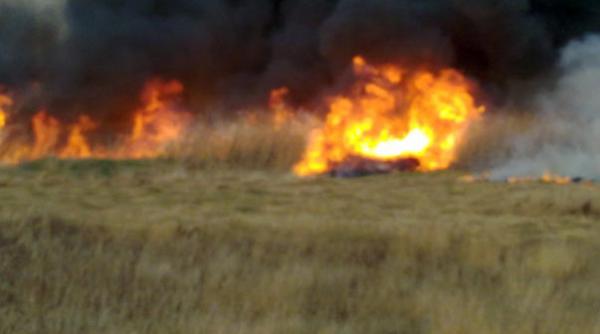 incendiul care a aprins 30 hectare de padure in suceava a izbucnit de la un foc pentru gratar