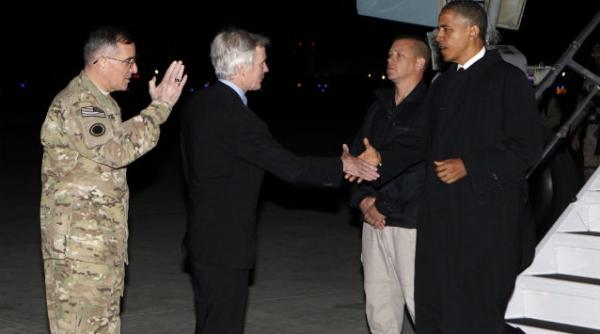 obama a ajuns la ceas de seara in secret in afganistan