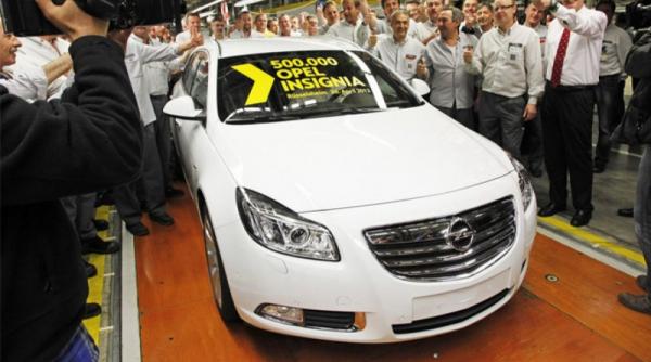 opel a construit insignia cu numarul 500 000