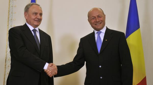 presedintele republicii moldova primit de basescu la cotroceni