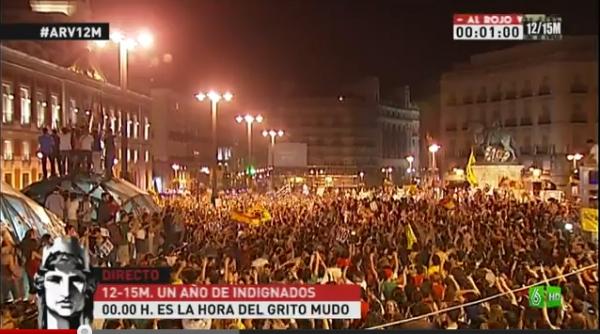 los indignados au reocupat madrid si barcelona video