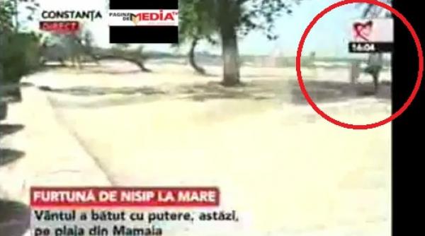 video gafa jurnalistica monumentala marca realitateatv furtuna de nisip cu vant groaznic din glezna reporterului