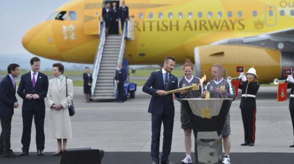 flacara olimpica a ajuns in marea britanie