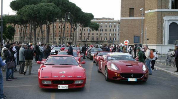 ferrari celebreaza mille miglia