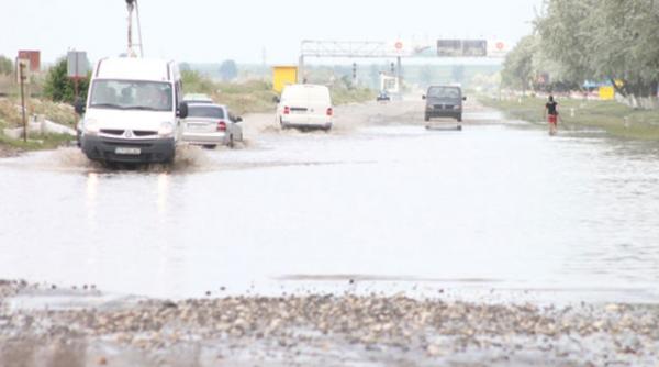 sase drumuri nationale blocate din cauza precipitatiilor vezi care sunt zonele cu probleme