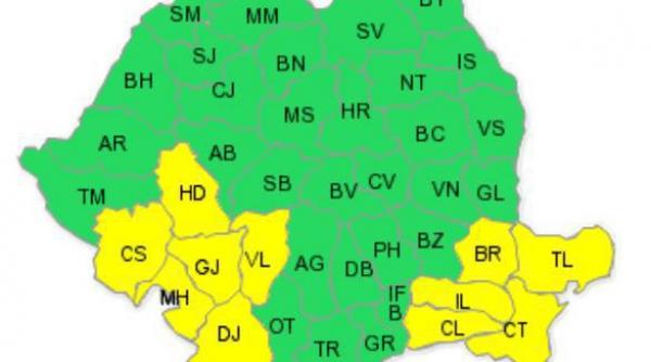 codul galben de ploi furtuni si grindina a fost prelungit vezo prognoza meteo pana luni